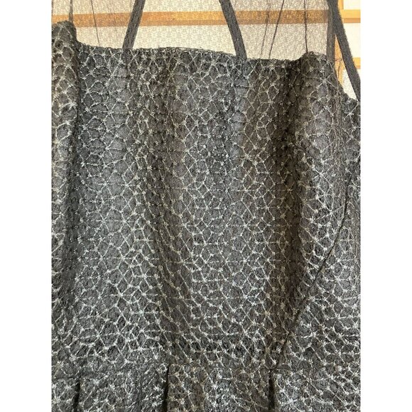 NWT Eva Franco Women’s Black Illusion Top Cocktail Dress, Size 4 MSRP $265 - Picture 3 of 14